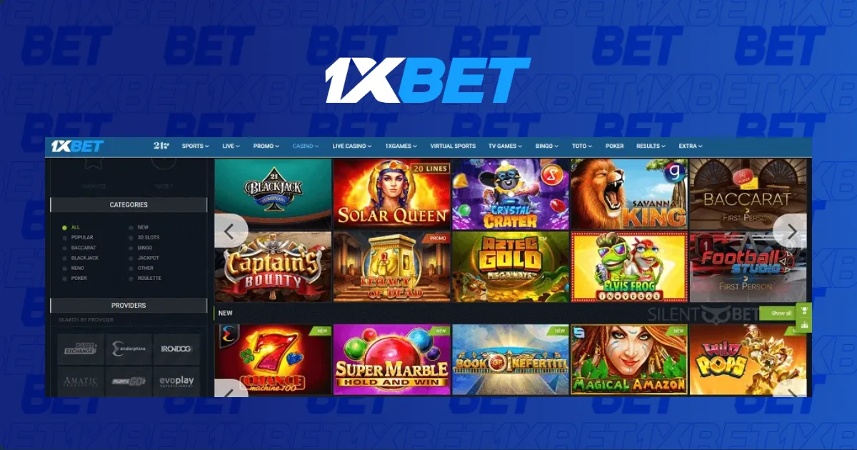 1xBet Online Casino Games