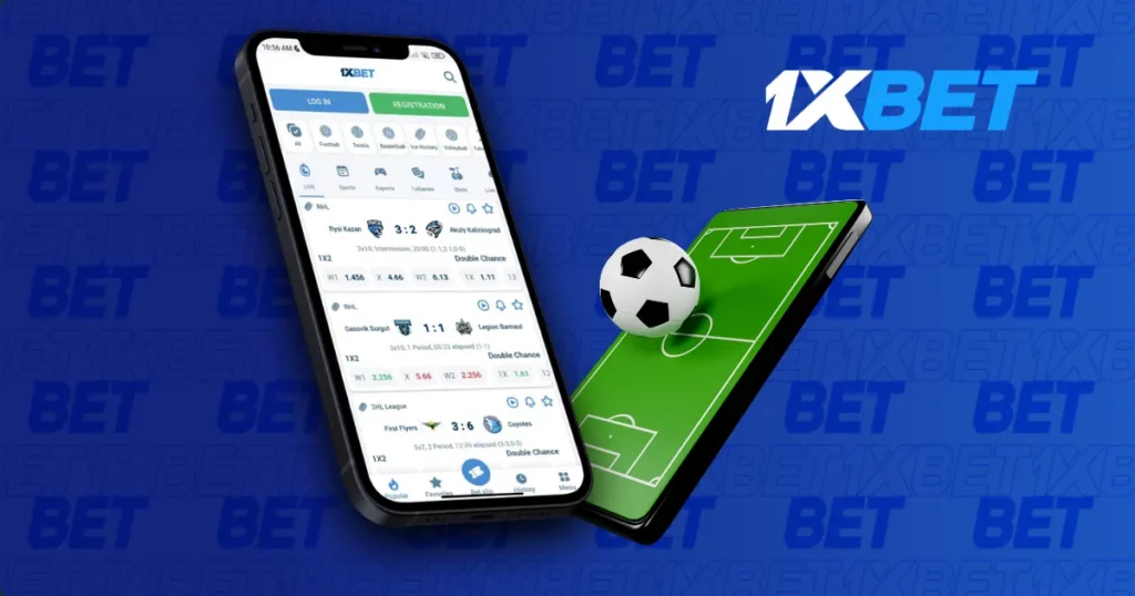Sports Betting in mobile application from 1xBet Singapore