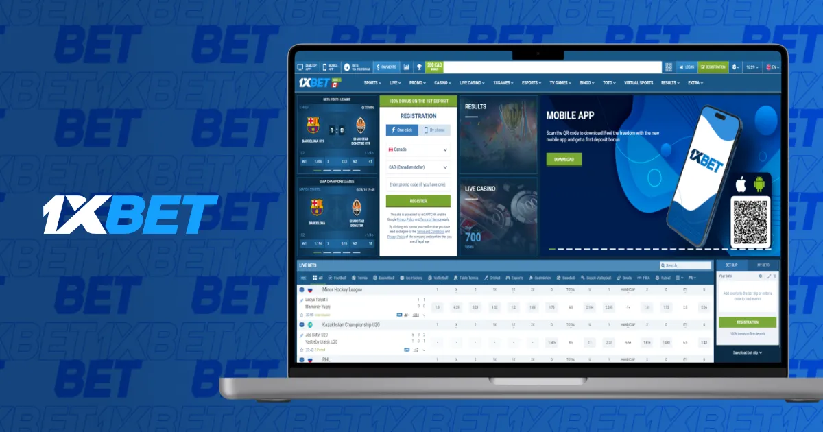 1xBet PC App Registration